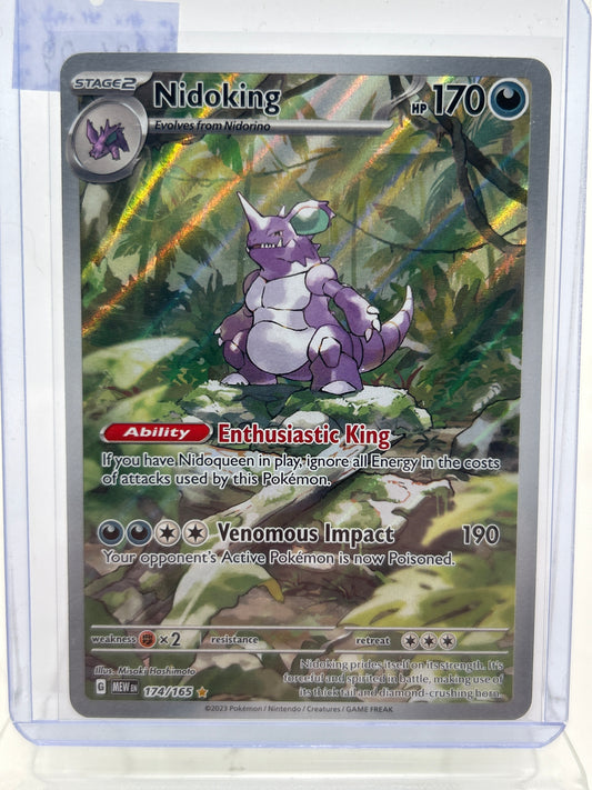Pokémon TCG Scarlet & Violet: 151 Nidoking 174/165 Holo English