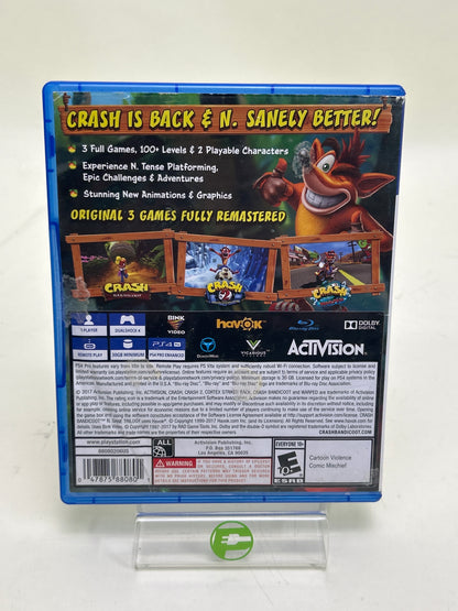 Crash Bandicoot N. Sane Trilogy (Sony PlayStation 4 PS4, 2017)
