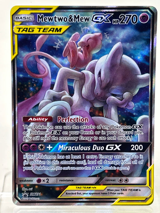 Pokémon TCG Sun & Moon Mewtwo & Mew GX SM191 English