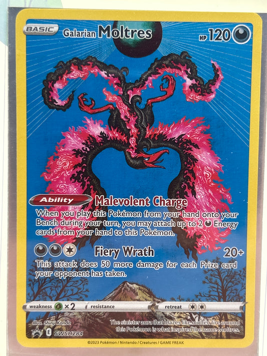 Pokémon TCG Sword & Shield Galarian Moltres SWSH284 English