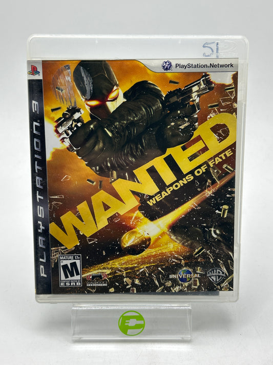 Wanted: Weapons of Fate (Sony PlayStation 3 PS3, 2009)