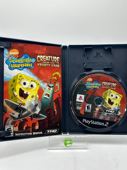 SpongeBob SquarePants Creature from Krusty Krab (Sony PlayStation 2 PS2, 2006)