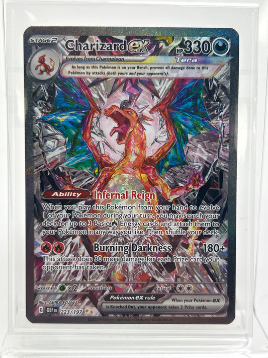 Pokémon TCG Obsidian Flames Charizard Ex 223/197 Holo English