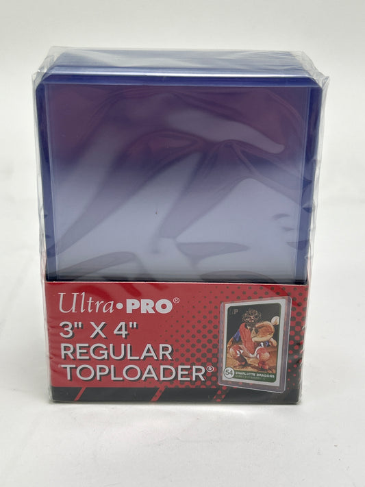 Ultra Pro 3" x 4" Regular Toploader 25 Pack