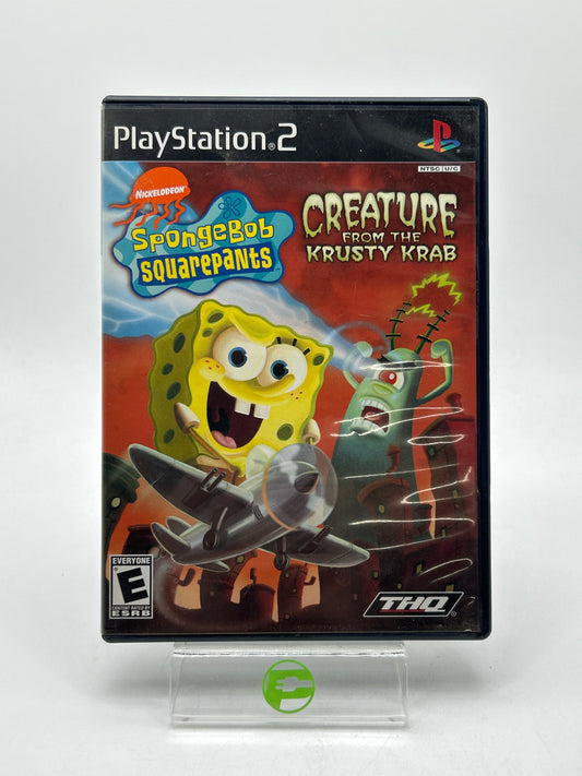 SpongeBob SquarePants Creature from Krusty Krab (Sony PlayStation 2 PS2, 2006)
