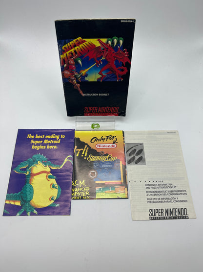 Super Metroid [Player's Choice] (Super Nintendo SNES, 1995) CIB