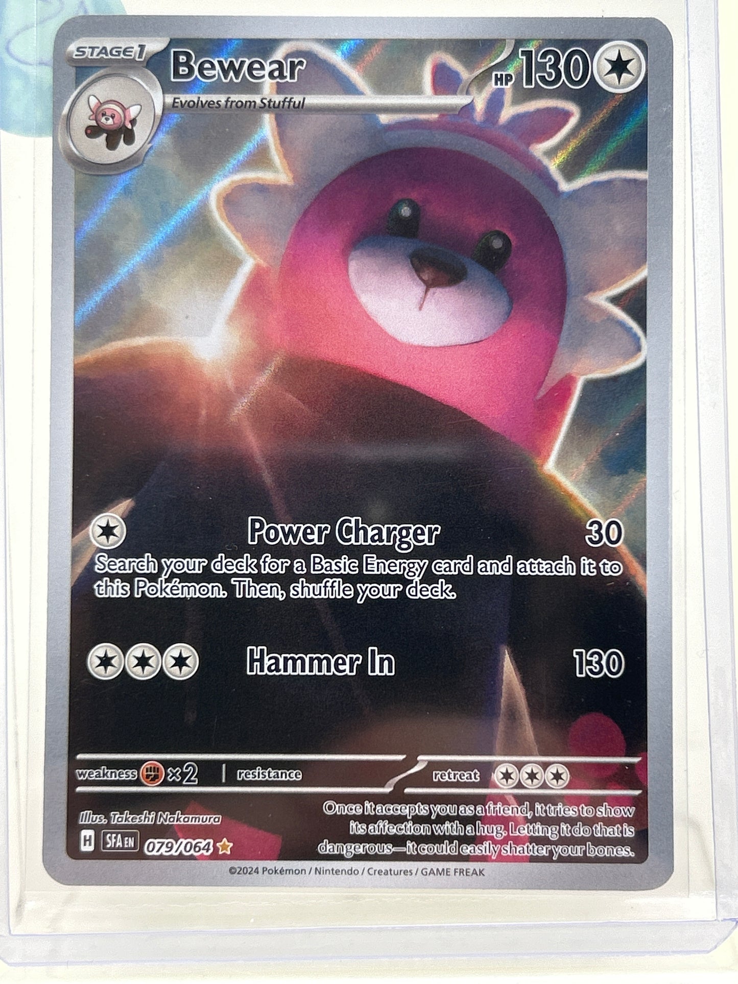 Pokémon TCG Shrouded Fable Bewear 79 English