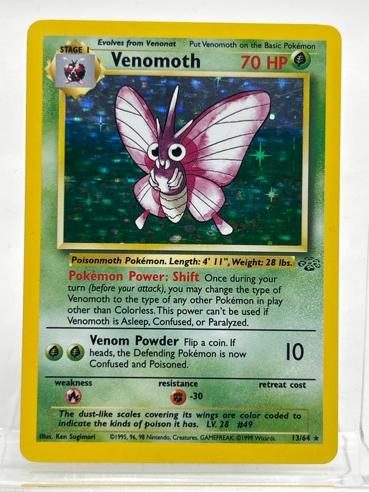 Pokémon TCG Jungle Venomoth 13/64 Holo English