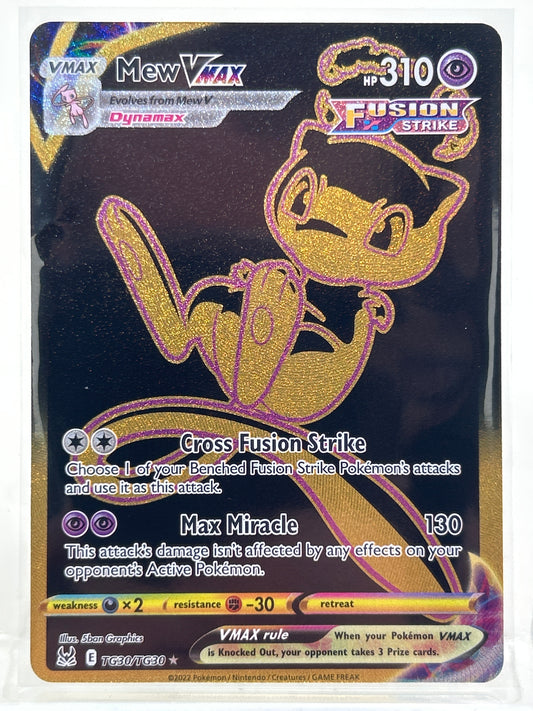 Pokémon TCG Fusion Strike Mew VMAX TG30 English
