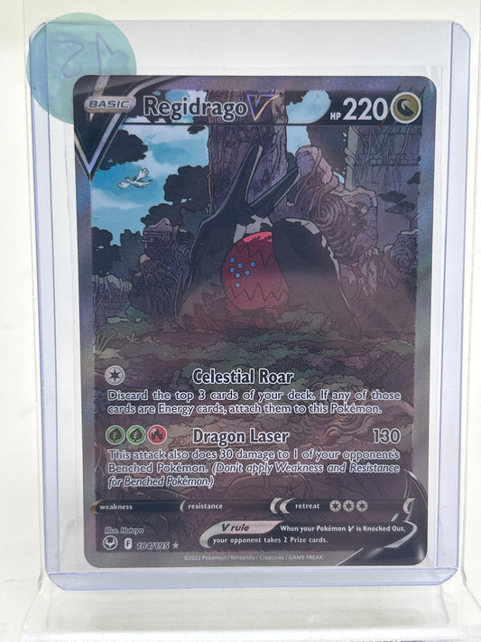 Pokémon TCG Sword & Shield - Silver Tempest Regidrago V 184/195 English
