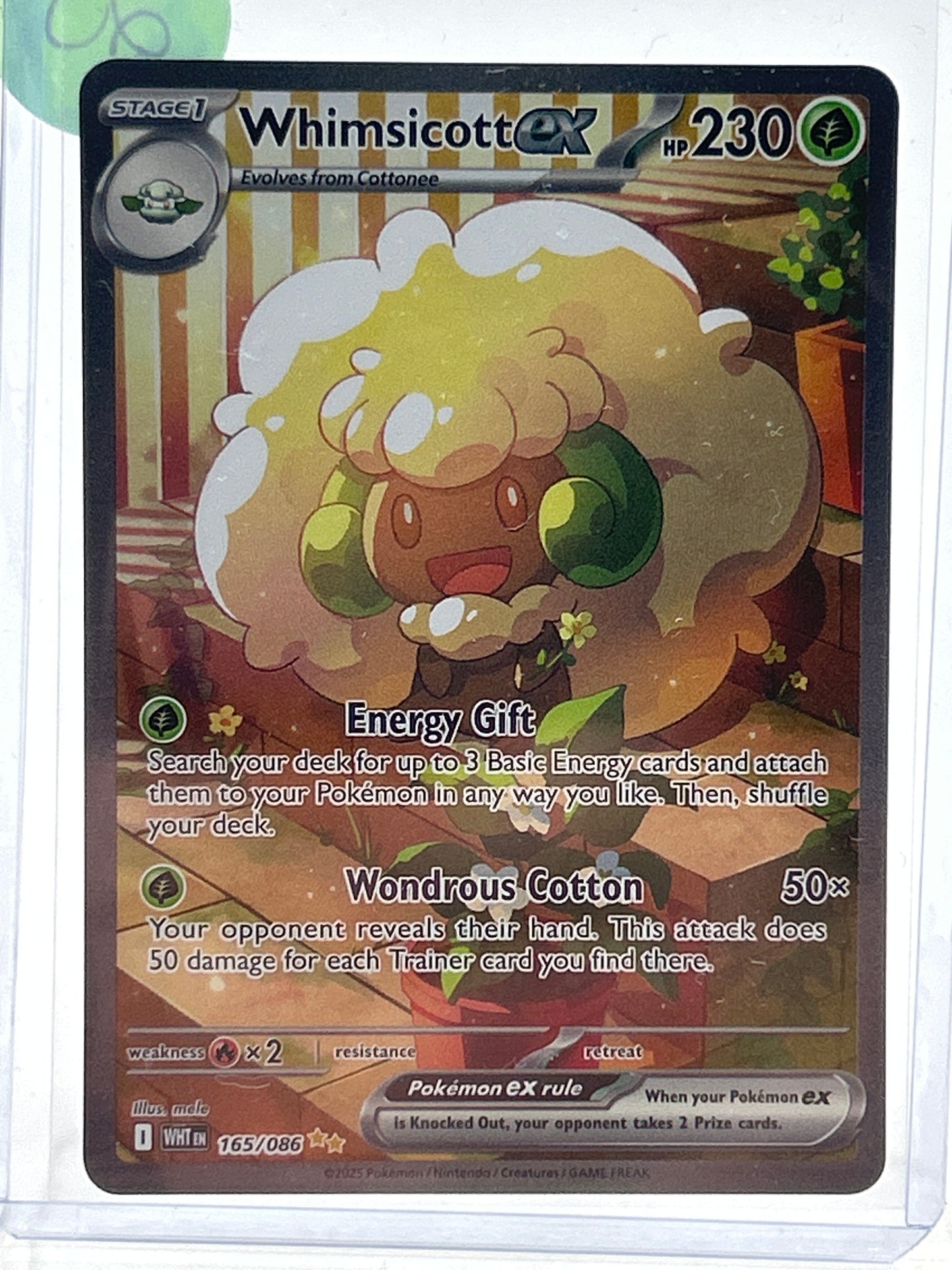 Pokémon TCG White Flare Whimsicott ex 165/086 English