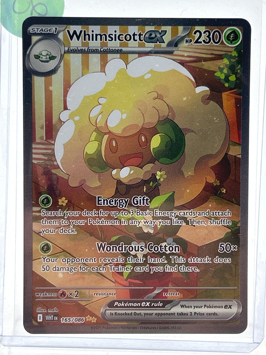 Pokémon TCG White Flare Whimsicott ex 165/086 English