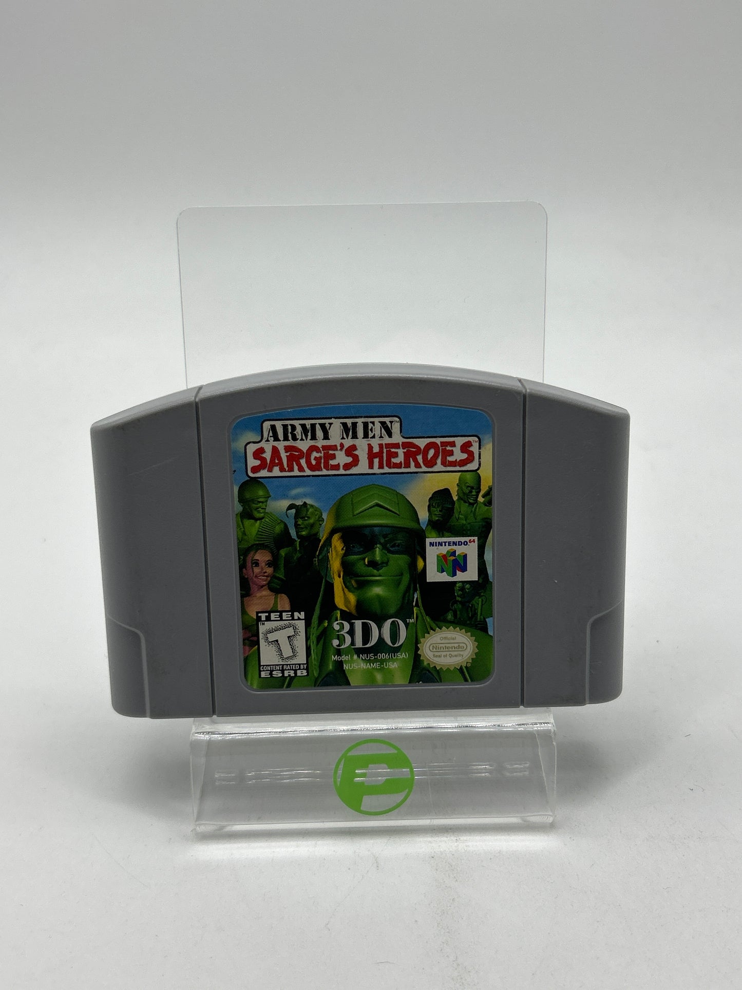 Army Men Sarge's Heroes (Nintendo 64 N64, 1999) Cartridge Only