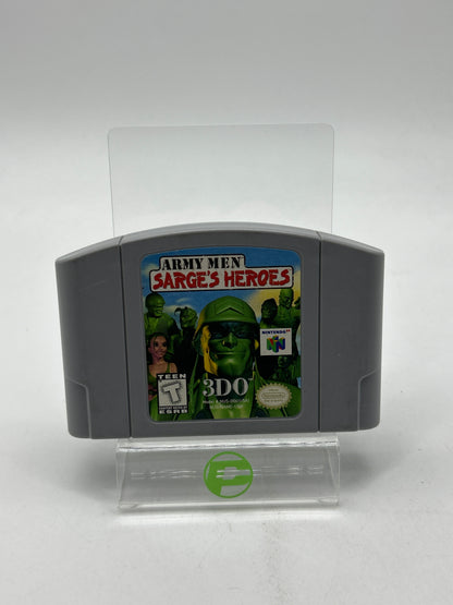 Army Men Sarge's Heroes (Nintendo 64 N64, 1999) Cartridge Only