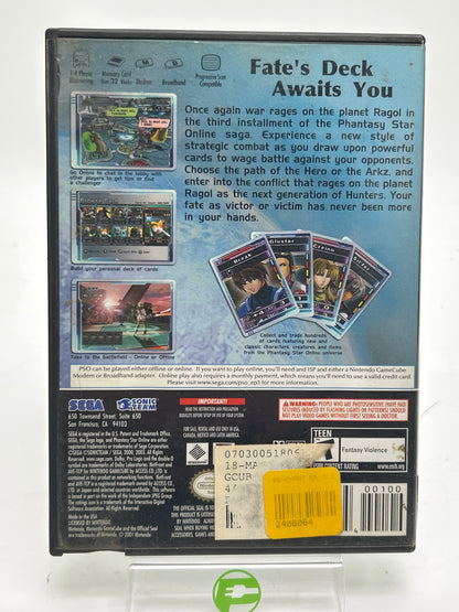 Phantasy Star Online III Card Revolution (Nintendo GameCube, 2004)