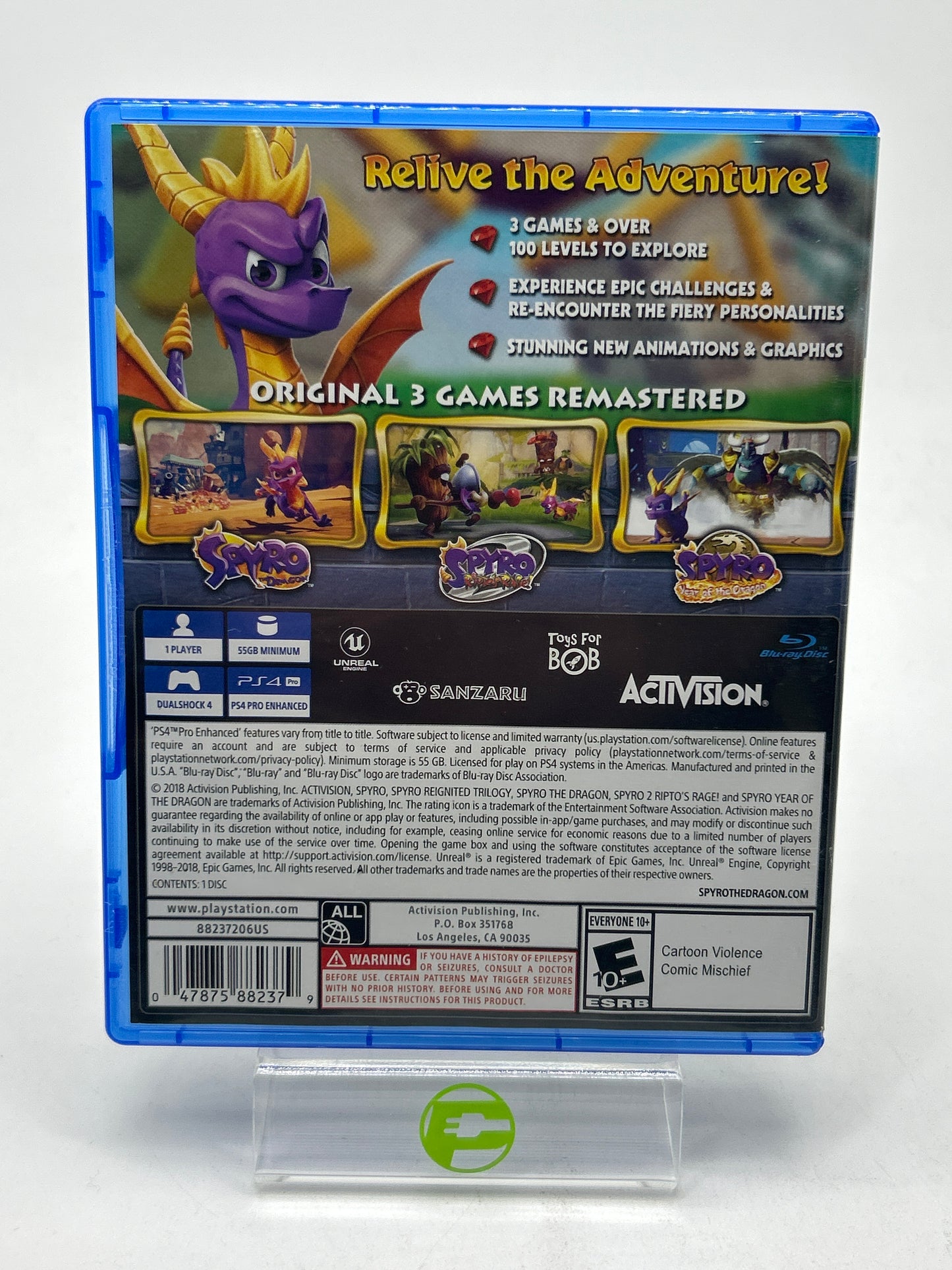 Spyro Reignited Trilogy (Sony PlayStation 4 PS4, 2018)