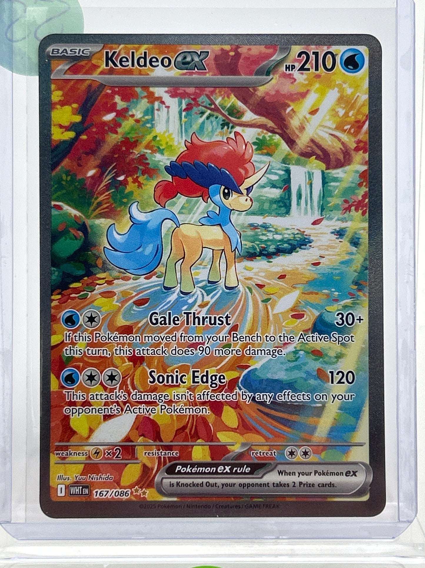 Pokémon TCG White Flare Keldeo Ex 167/086 English