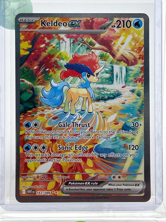 Pokémon TCG White Flare Keldeo Ex 167/086 English