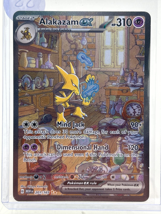 Pokémon TCG Scarlet & Violet 151 Alakazam Ex 201/165 English