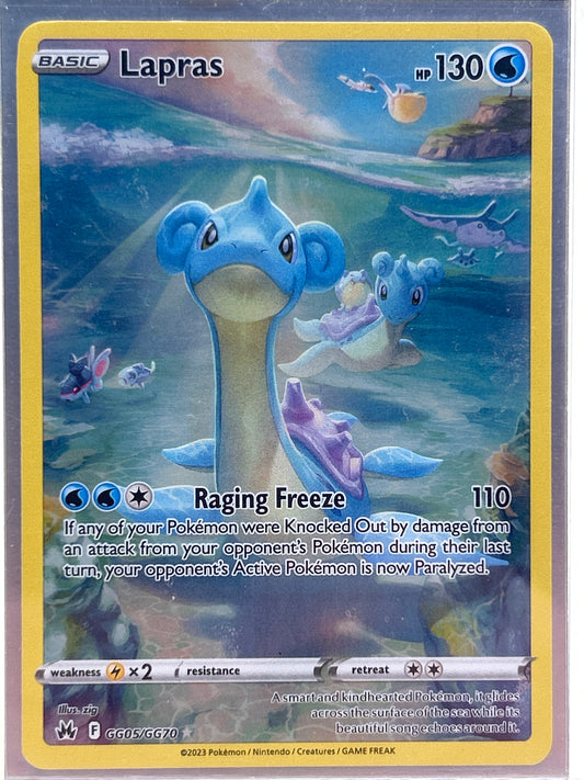 Pokémon TCG Crown Zenith Lapras GG05/GG70 English