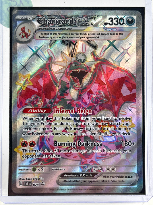 Pokémon TCG Paldean Fates Charizard ex 74 English