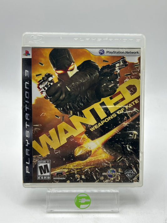 Wanted: Weapons of Fate (Sony PlayStation 3 PS3, 2009)