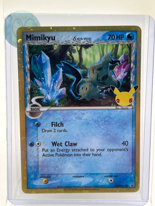 Pokémon TCG Celebrations Mimikyu SWSH136 English