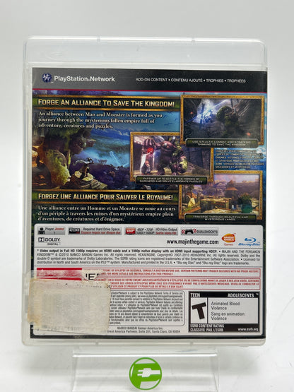 Majin and the Forsaken Kingdom (Sony PlayStation 3 PS3, 2010)