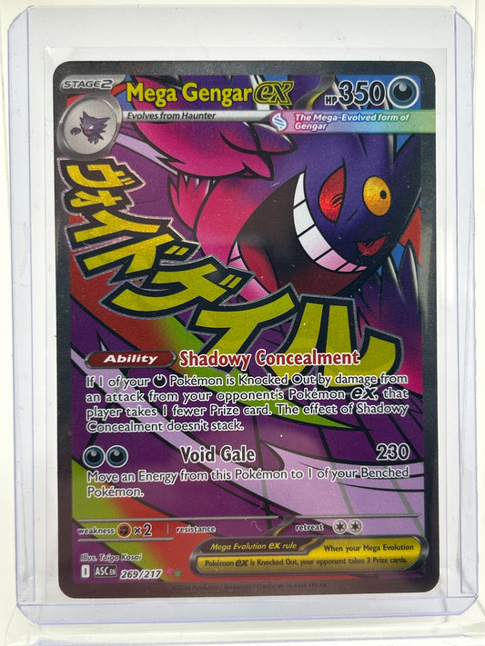 Pokémon TCG Ascended Heroes Mega Gengar Ex 269/217 Holo English