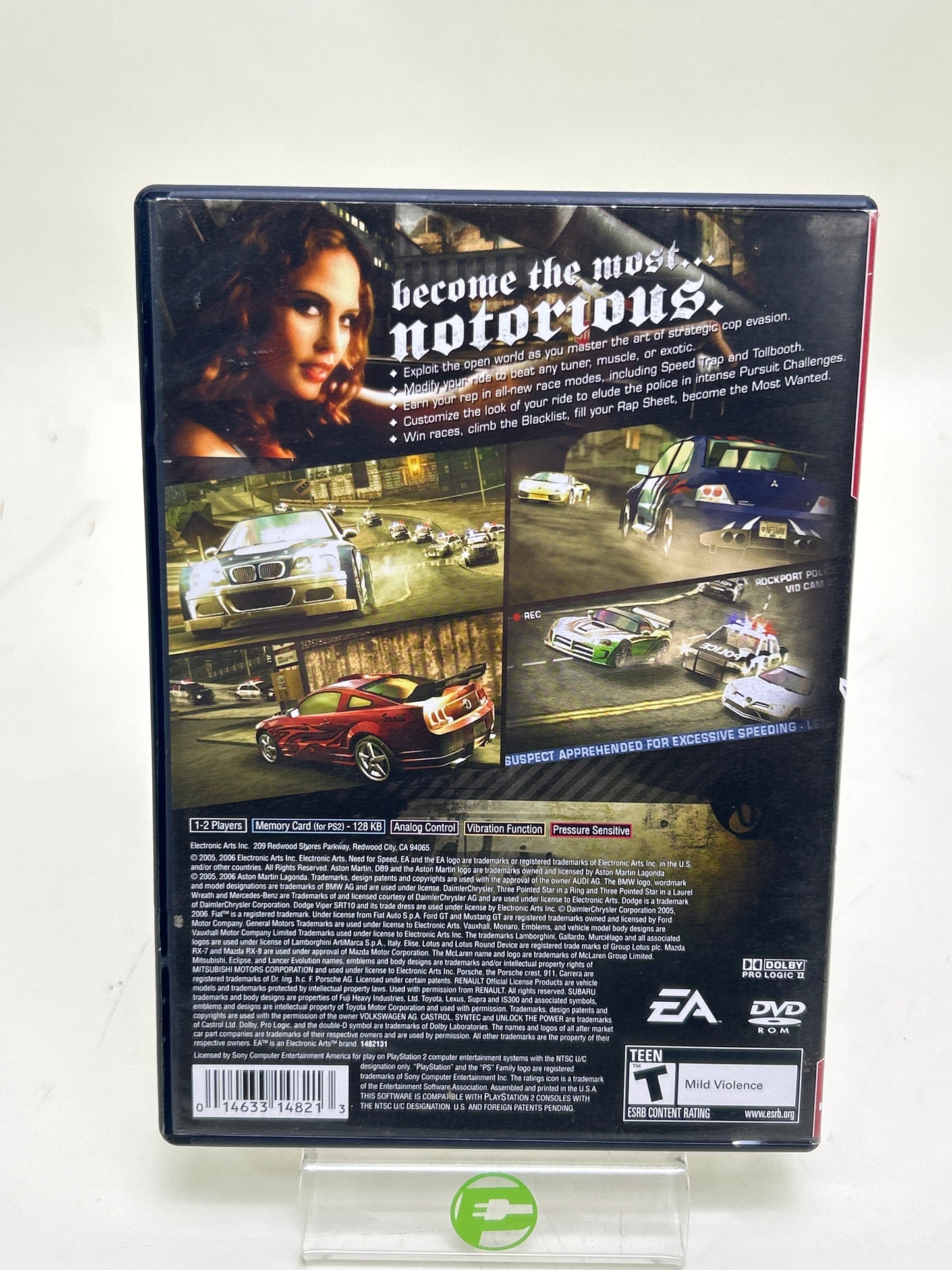 Need for Speed Most Wanted [Greatest Hits] (Sony PlayStation 2 PS2, 2005)