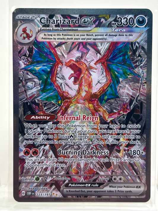 Pokémon TCG Obsidian Flames Charizard EX 223 223 English