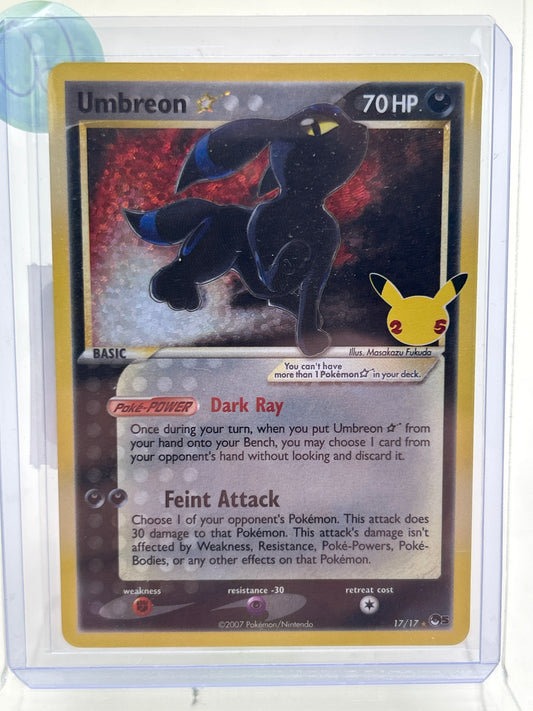 Pokémon TCG Celebrations Umbreon 17/17 English
