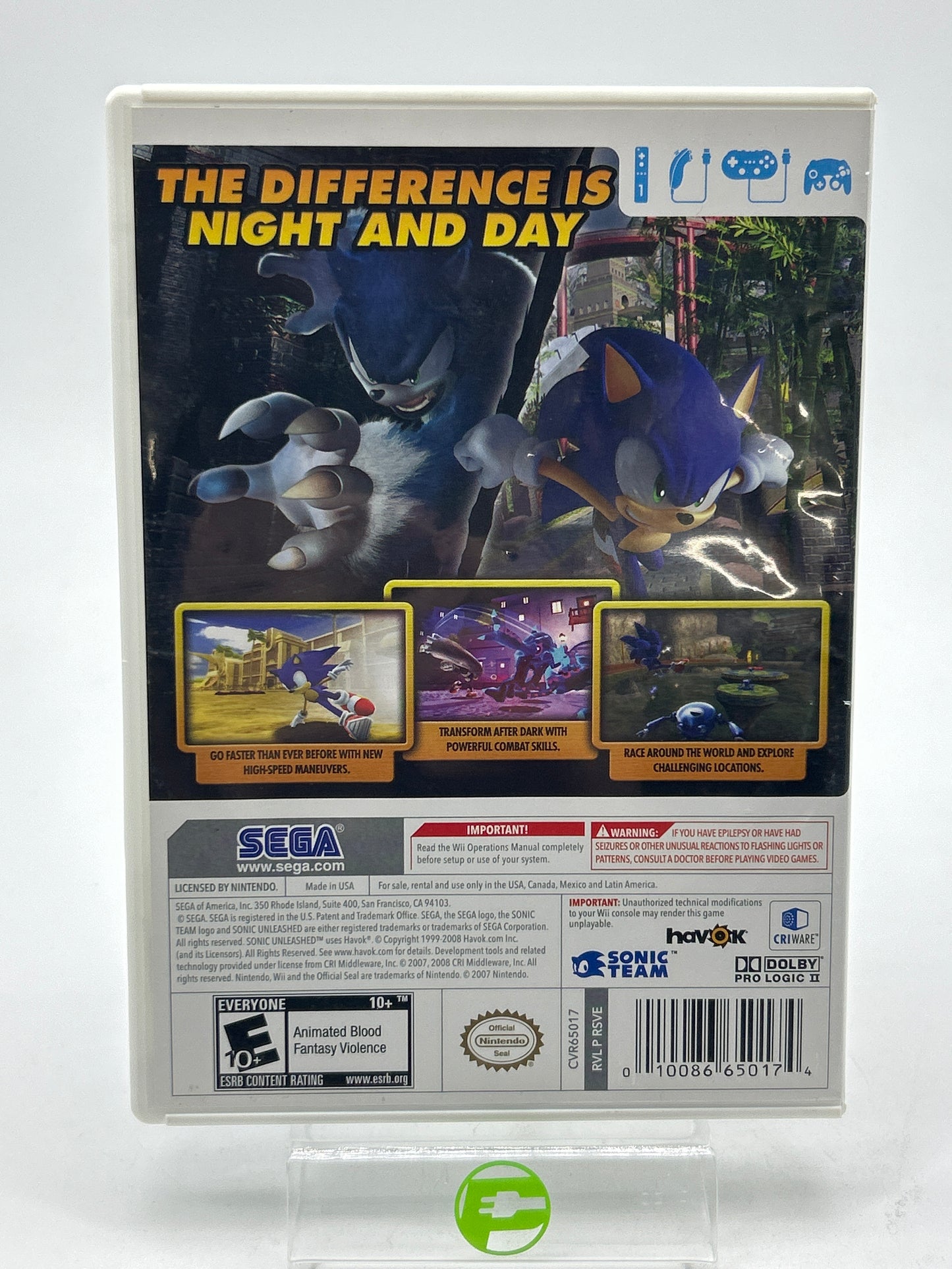 Sonic Unleashed (Nintendo Wii, 2008)
