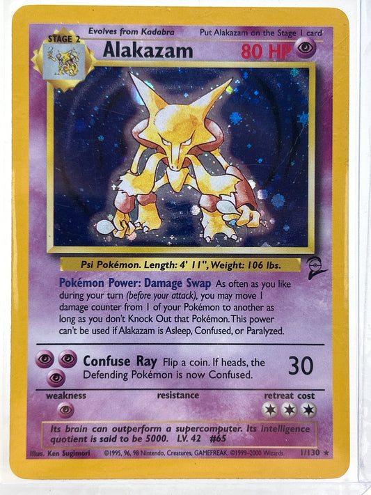 Pokémon TCG Base Set 2 Alakazam Base Set 2 1/30 English