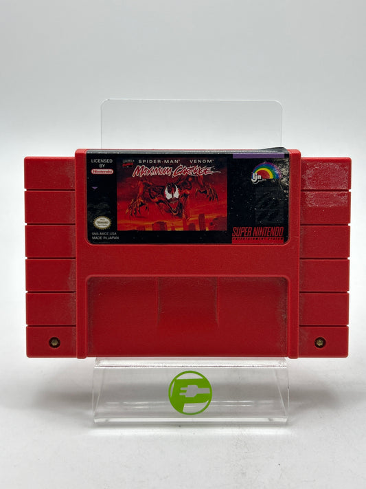 Spiderman Maximum Carnage (Super Nintendo SNES, 1994) Cartridge Only