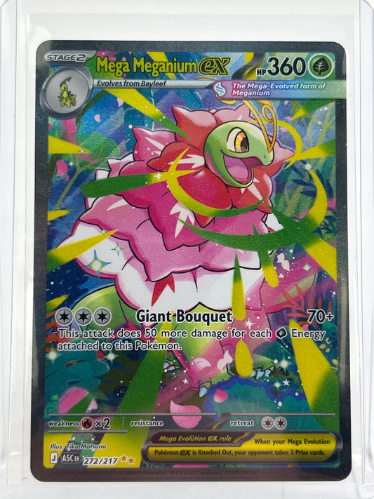 Pokémon TCG Ascended Heroes Mega Meganium Ex 272 Holo English