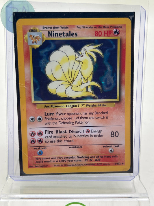 Pokémon TCG Base Set Ninetales 12/102 English