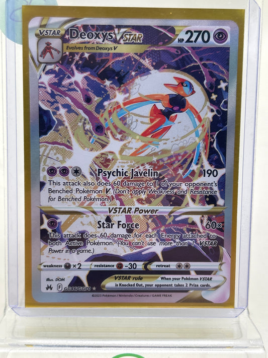 Pokémon TCG Crown Zenith Deoxys Vstar GG46/GG70 English