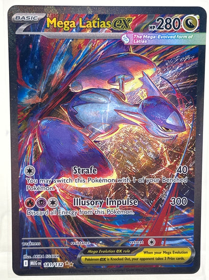 Pokémon TCG Mega Evolution Mega Latias Ex 181/132 English