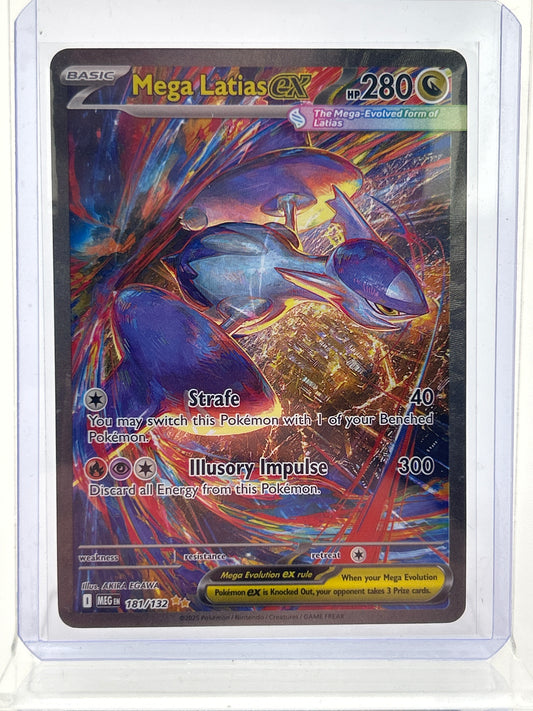 Pokémon TCG Mega Evolution Mega Latias Ex 181/132 English