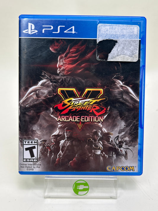 Street Fighter V Arcade Edition (Sony PlayStation 4 PS4, 2018)