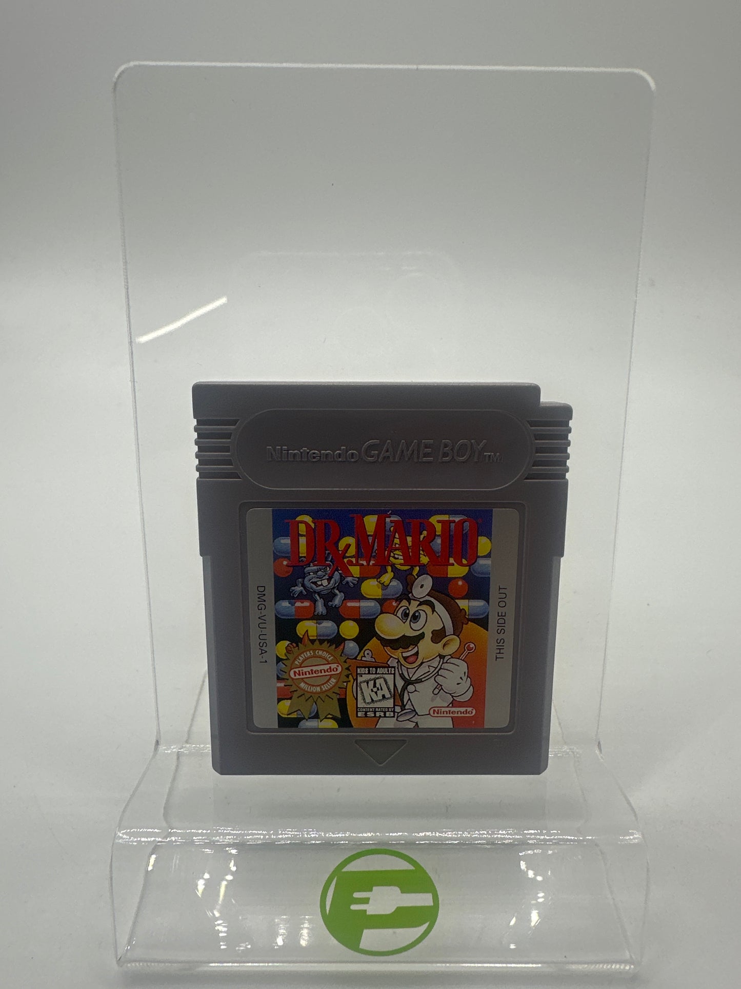 Dr. Mario (Nintendo GameBoy, 1990) Cartridge and Manual