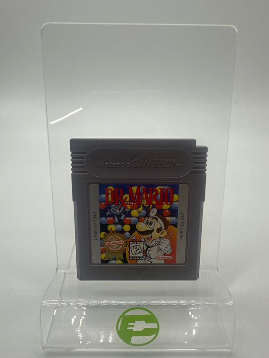 Dr. Mario (Nintendo GameBoy, 1990) Cartridge and Manual