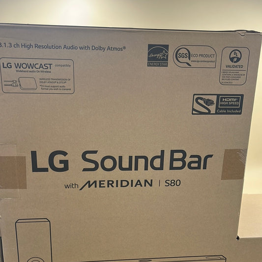 New LG S80QY Smart Soundbar with Subwoofer