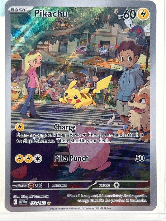 Pokémon TCG Scarlet & Violet: 151 Pikachu 173/165 English