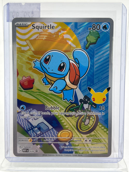 Pokémon TCG Mega Evolution Squirtle 39 Holo English
