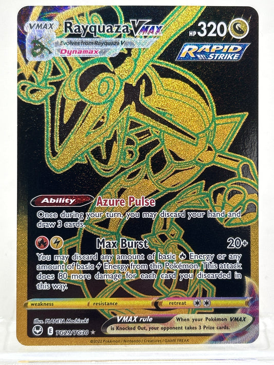 Pokémon TCG Silver Tempest Rayquaza VMAX TG29 English