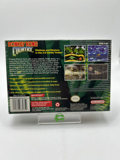Donkey Kong Country  (Super Nintendo SNES,  1994) CIB