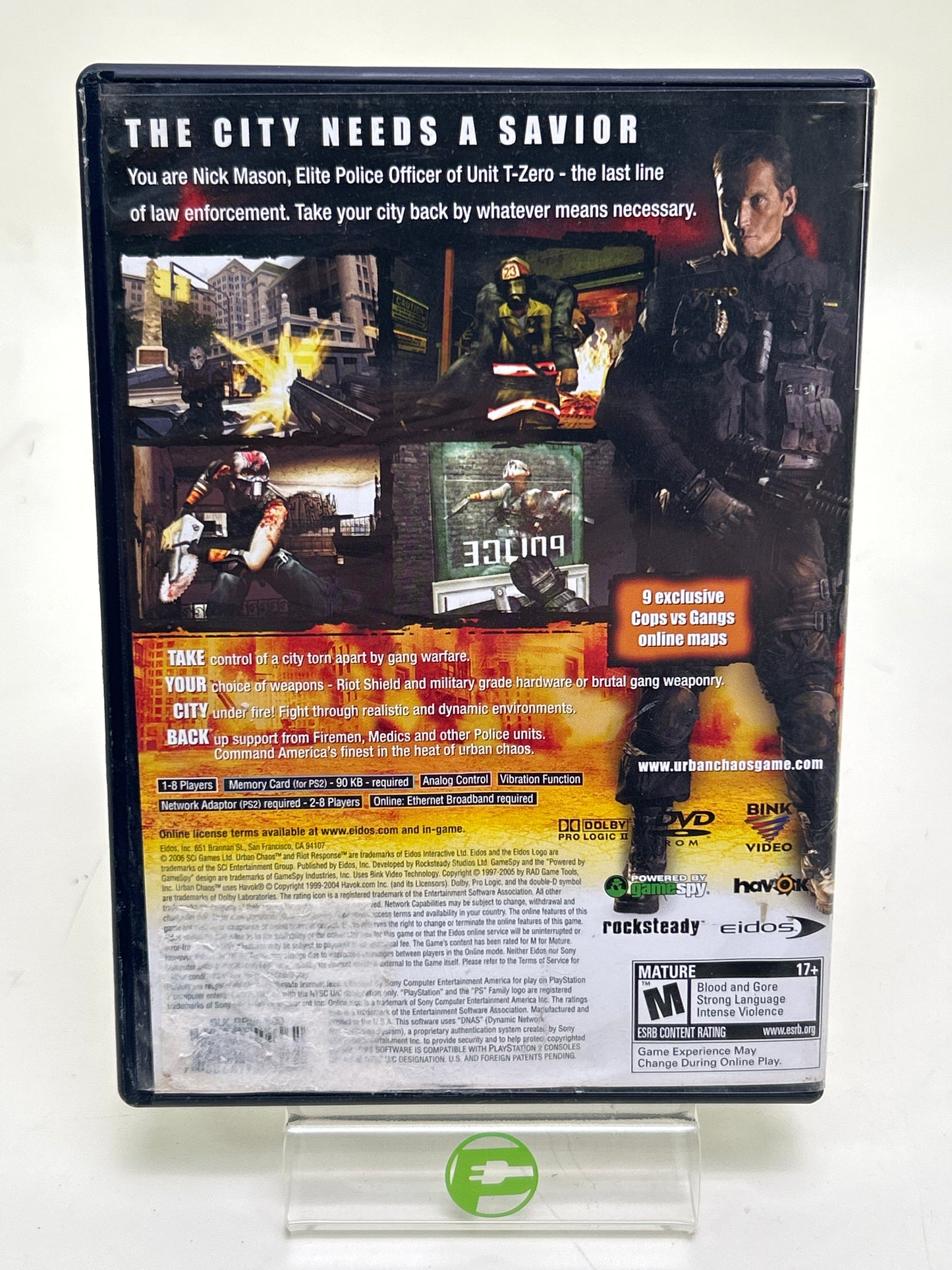 Urban Chaos Riot Response (Sony PlayStation 2 PS2, 2006)