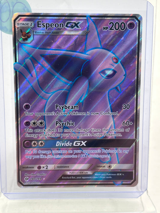 Pokémon TCG Sun & Moon Espeon GX 140/149 English